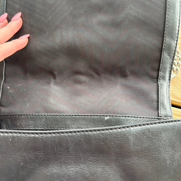 Rebecca Minkoff Black Quilted Crossbody Bag Silver Hardware - Picture 3 of 9